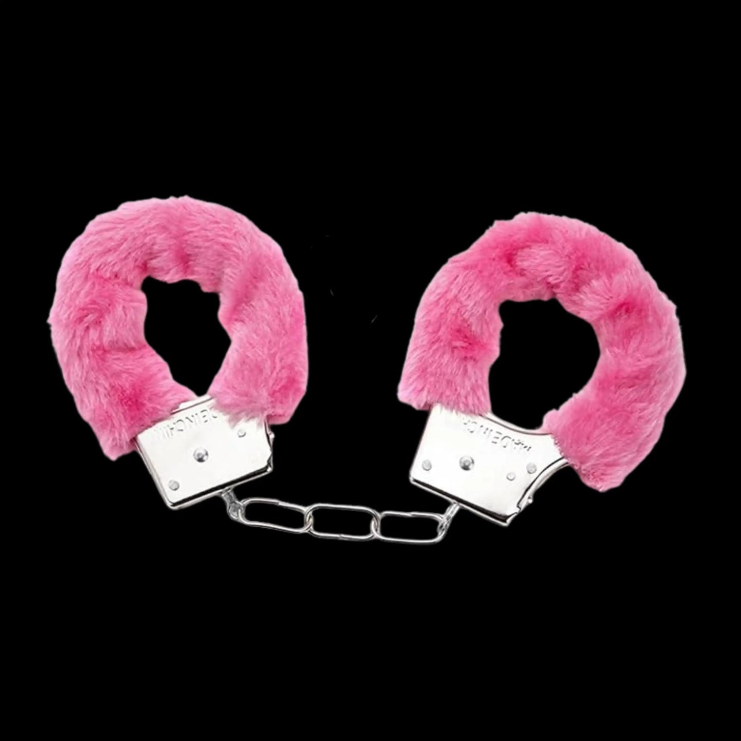 Menottes en Peluche Rose